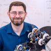 engineering prof jonathan clark with nasa big idea challenge robot
